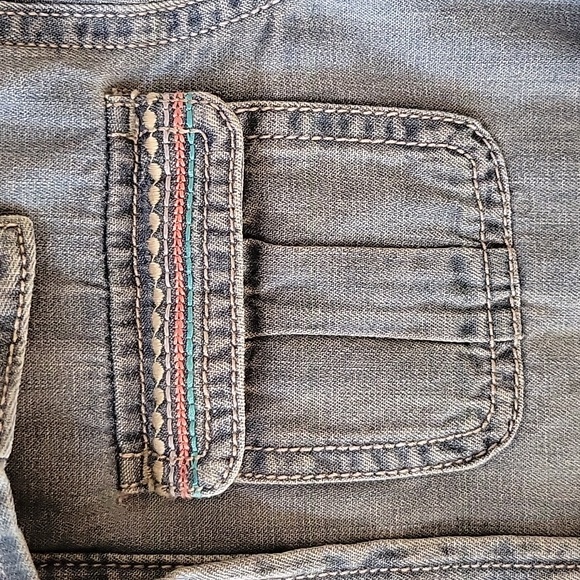 Gymboree Embroidered Denim Jacket Girls Size 7/8 - Picture 3 of 6